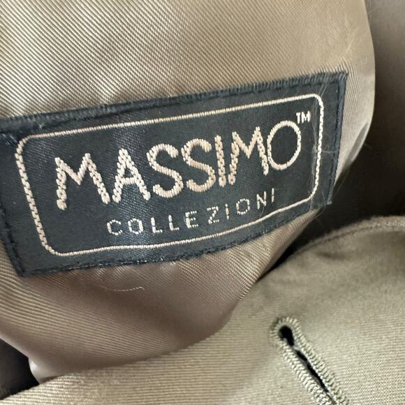 Massimo Collezioni NWOT Tan Lined Single Breasted Button Up Blazer Men's Sz 46R - Picture 6 of 9